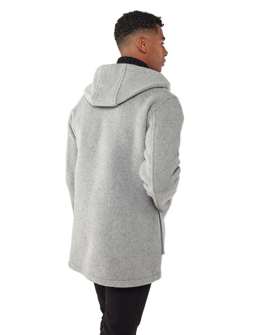 Men's Abberley Simple Fit Duffle Coat - Pearl Grey