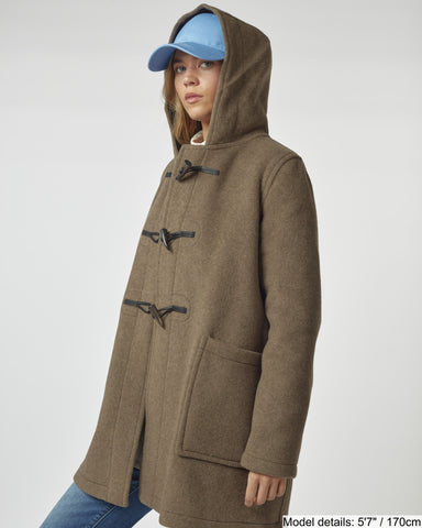 Women's Abberley Simple Fit Duffle Coat - Mushroom