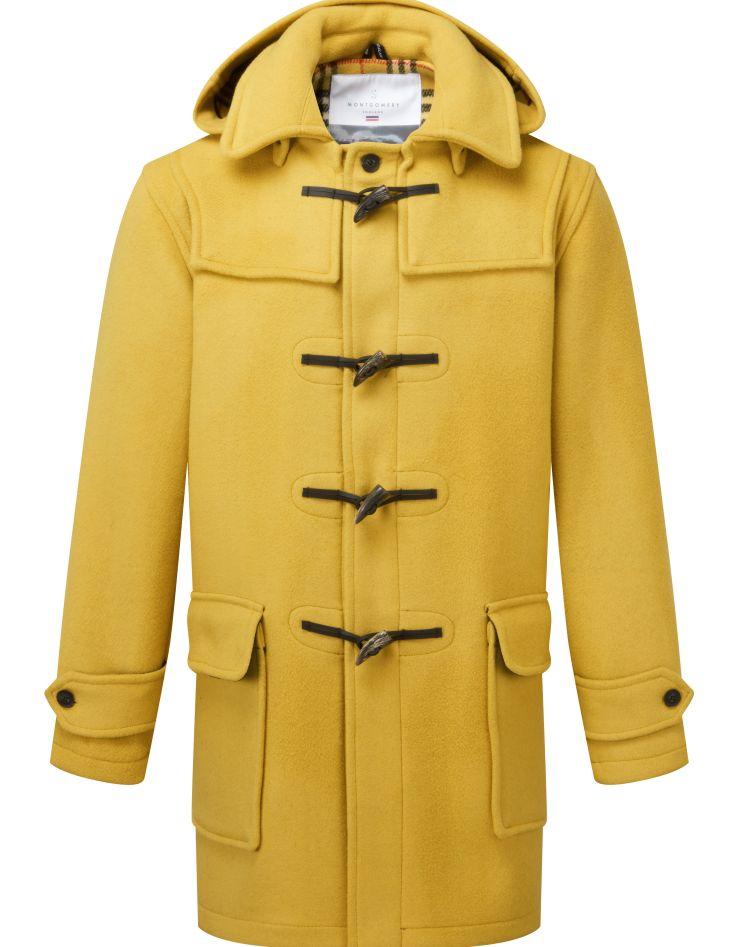 Men's London Classic Fit Duffle Coat - Mustard | Duffle Coats UK