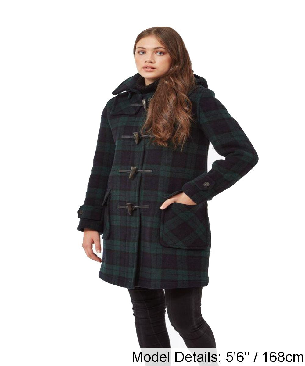 Women's London Classic Fit Duffle Coat - Blackwatch