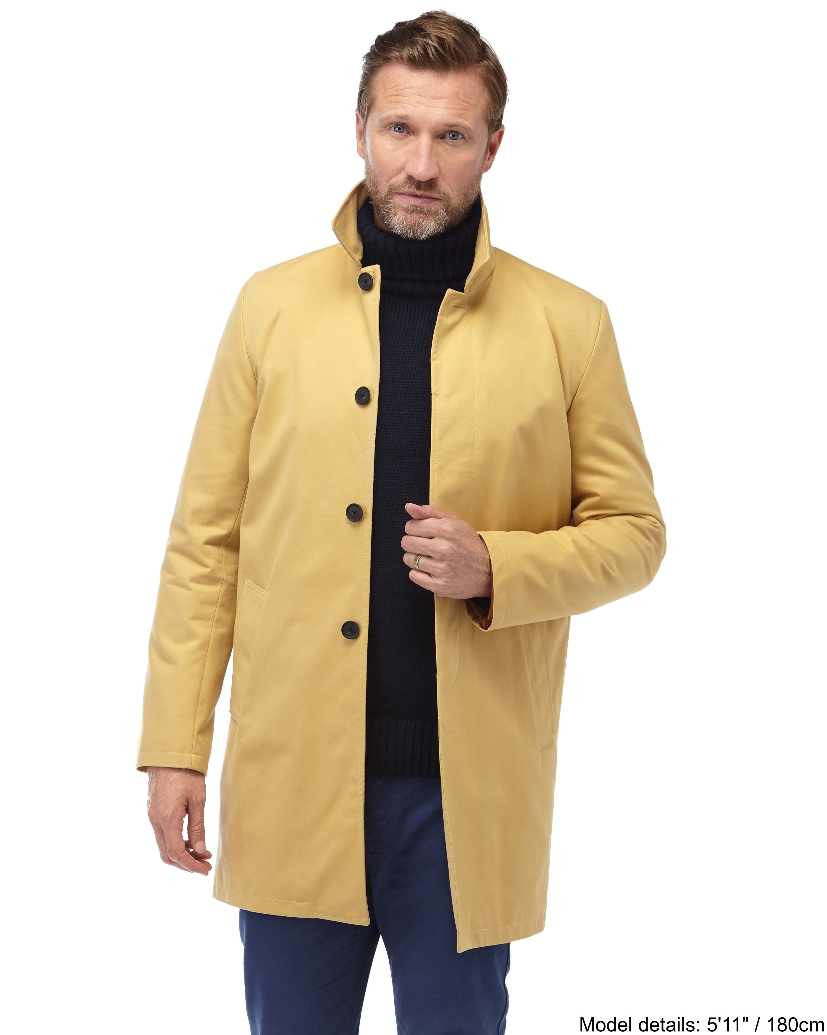 Men's Academy Trench Rain Coat - Beige