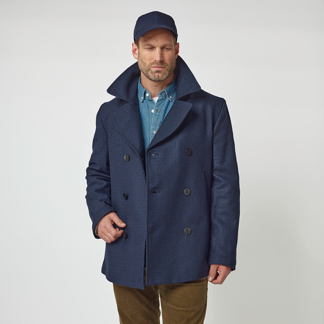 Men's Reef Jacket In Two Tone Fabric | Duffle Coats UK