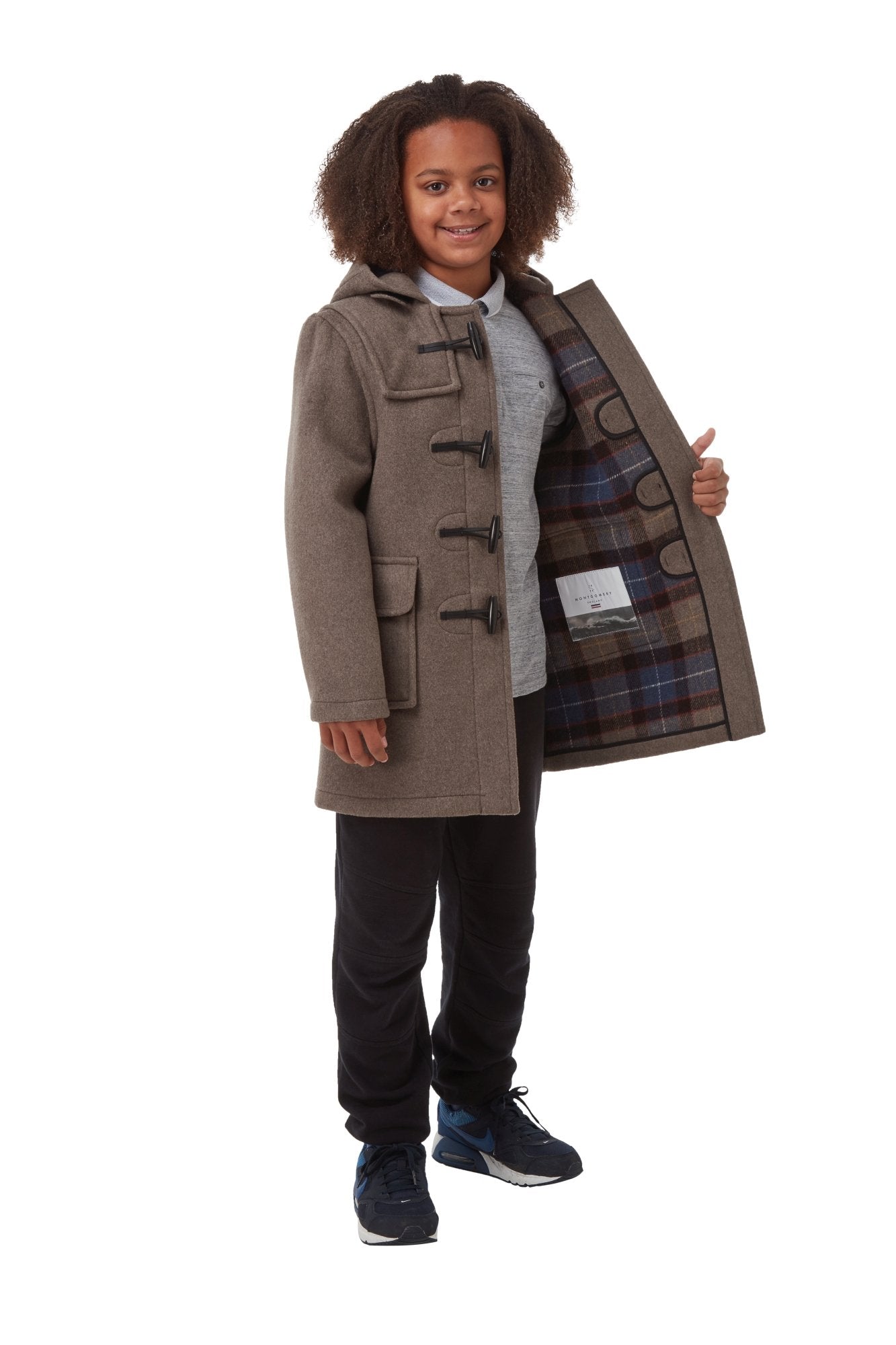 Kid's Classic Duffle Coat - Mushroom