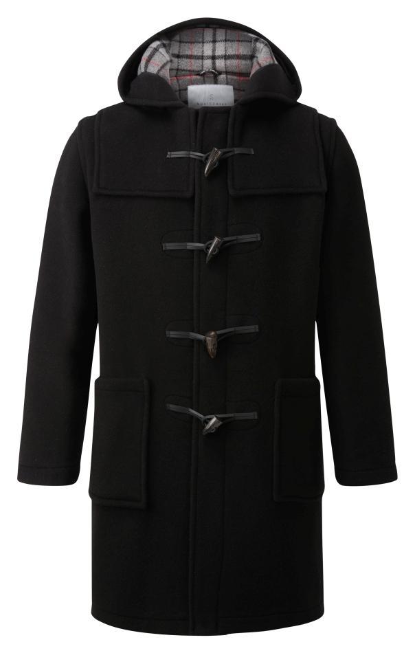 Men's Classic Fit Duffle Coat Black| Duffle Coats UK